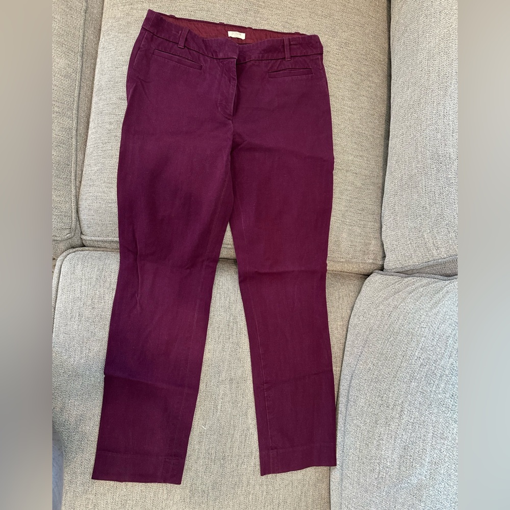 J.Crew Size 4 Purple Pants